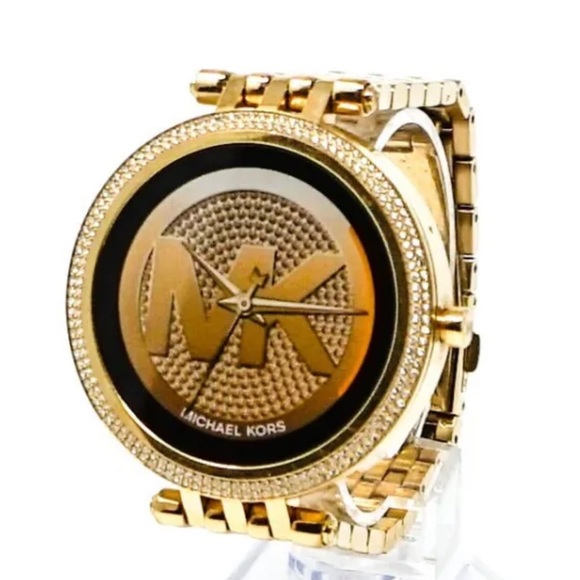 Michael Kors Access Smart Watch [Model: DW11M2] - Gold w/ Rhinestone Bezel - Picture 3 of 5